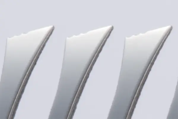 究極のセニングの刃先