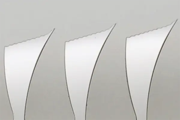 無双のセニングのクシ刃の刃先